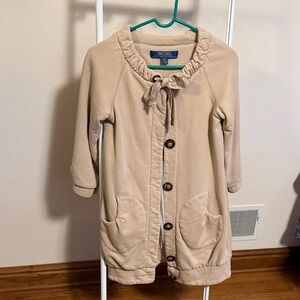 Millard Fillmore cotton sweatshirt jacket - size XS